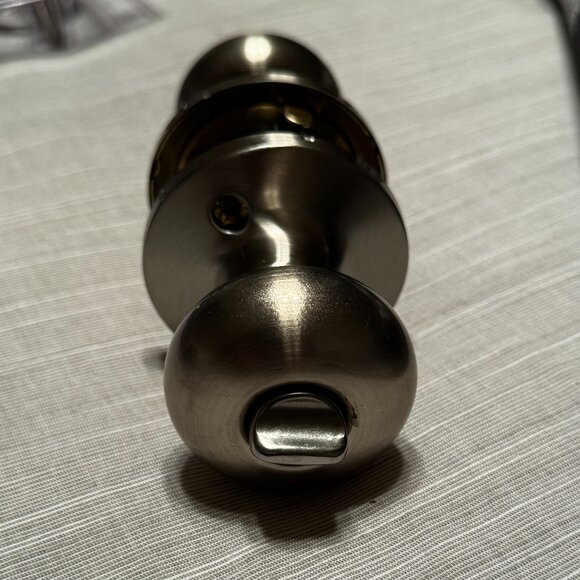 Satin Nickel Door Knob Handle Interior 6 Privacy 4 Passage NWOT Bundle of 10 - Picture 9 of 9